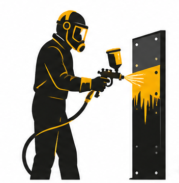 Aplicación de recubrimientos y pinturas epoxicas industriales